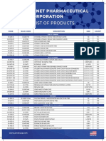 Arnet Product List 2021 PDF