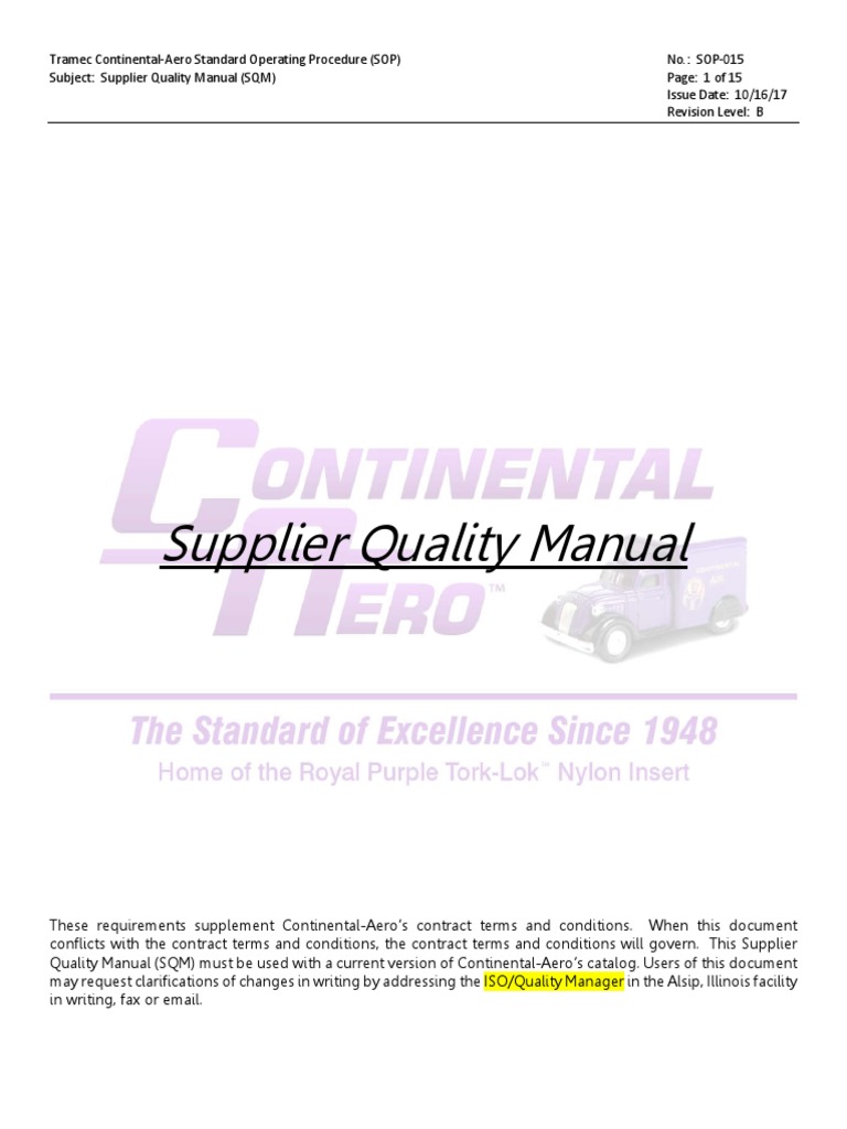 SQM (SOP015) Update 10.1.18 PDF Packaging And Labeling