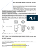 SHORT COLUMN DESIGN UNDER AXIAL LOADS