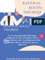 Rational Roots Theorem