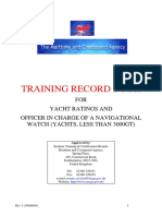 Training Record Book Revision 22-04-2