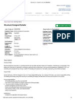 Job Order Detail: Structural Designer/Detailer