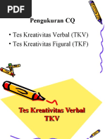 Pengukuran Kreativitas
