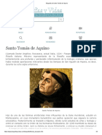 Biografia de Santo Tomás de Aquino