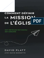 Comment Définir La Mission de LEglise - David Platt