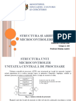 Structura Şi Arhitectura Microcontrolerelor