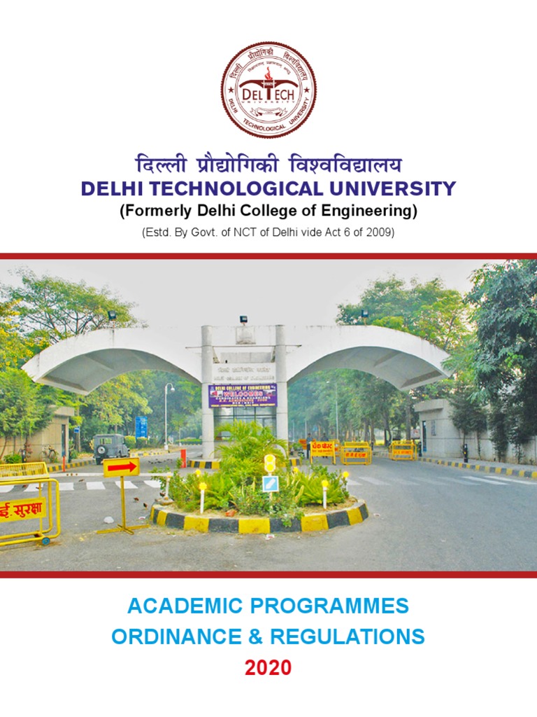 B.tech Ordinance 2020 PDF Engineering Postgraduate Education