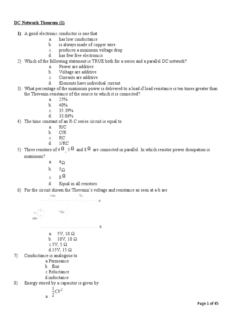 DC and AC Circuit Analysis Essentials | PDF | Electric Motor | Transformer