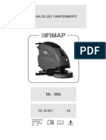 Manual uso y mantenimiento FREGADORA FIMAP SMX 75 BT