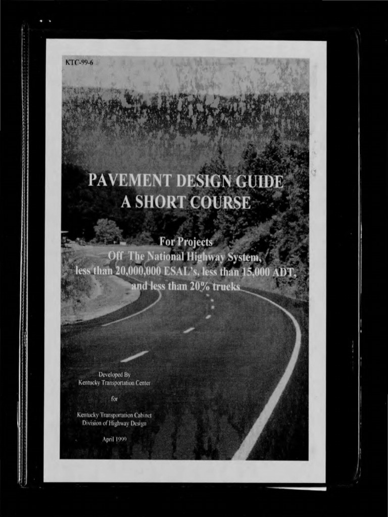 Pavement Design Guide A Short Course PDF Road Surface Shale