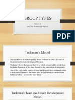 Group Types: Unit No. 3 Unit Title: Professional Practice