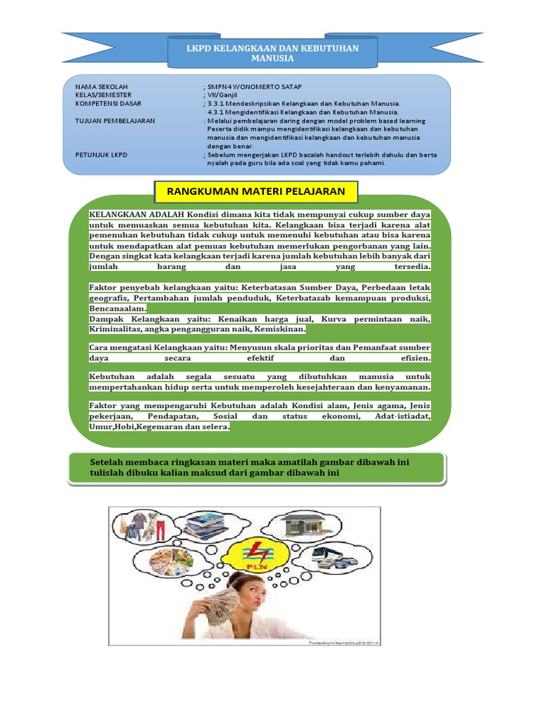 Lkpd 1 Kelas 7 Genap Pdf