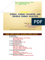 Energy, Energy Transfer, and General Energy Analysis: Prof. Dr. Ali PINARBAŞI