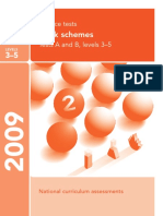 2009 Science Mark Scheme