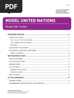 MUN Preparation Guide for Beginners | PDF | Science | Science And ...