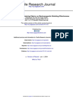 Textile Research Journal: Effect of Stainless Steel-Containing Fabrics On Electromagnetic Shielding Effectiveness