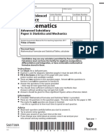 Mathematics: Pearson Edexcel Level 3 GCE