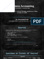 A. Session 9 - Topic 4 - Journal-Meaning, Specimen Etc. Rules of Debit & Credit