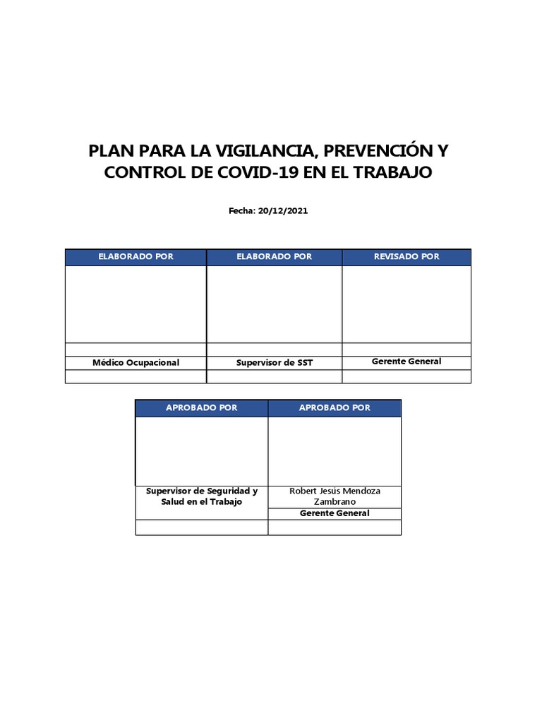 Plan Covid 19 RM 1275 2021 Minsa | PDF | Lavado de manos | Diagnostico ...