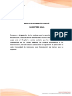 Documento Reclamacion Derecho de Acompanamiento en Hospitalizaciones y Pruebas Diagnosticas