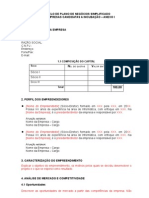 Plano de Ngócios Modelo