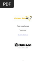 Carlson SurvCE 1 61 Manual