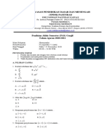 Soal Pas Matematika Kelas X Semester 1 Inda Nur Pratiwi