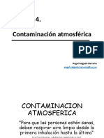 Contaminación atmosférica: efectos y regulación