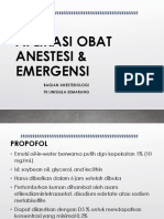 Aplikasi Obat Anestesi _ Emergensi