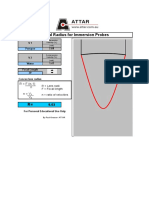 Focal Radius For Immersion Probes: R F (n-1) R Lens Radii N F Focal Length N V N Ratio of Velocities V