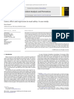 Hauer - 2010 - Cause, Effect and Regression in Road Safety A Case Study