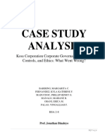 Koss Corporation Fraud Case Analysis Final