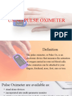 Pulse Oximeter Use and Readings
