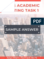 FasTrack IELTS Writing Sample Task 1