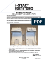 Analizador de Gases Istat - Boletin Tecnico 725703-04A