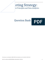 Marketing Strategy:: Question Bank