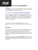 Las partes de una computadora