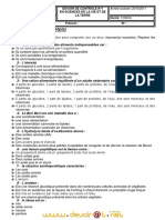 Devoir de Contrôle N°1 - SVT - 3ème Sciences Exp (2010-2011) MR Mechergui