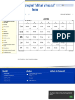 Orar Colegiul Mihai Viteazul Ineu 6