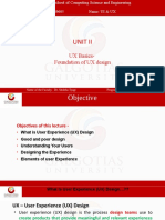 Unit 2 UX Basics - Foundation of UX Design-1