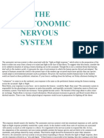 15 THE Autonomic Nervous System