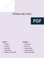 Síntesis Del Curso