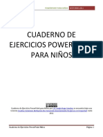 Cuaderno de Ejercicios Powerpoint para Niños