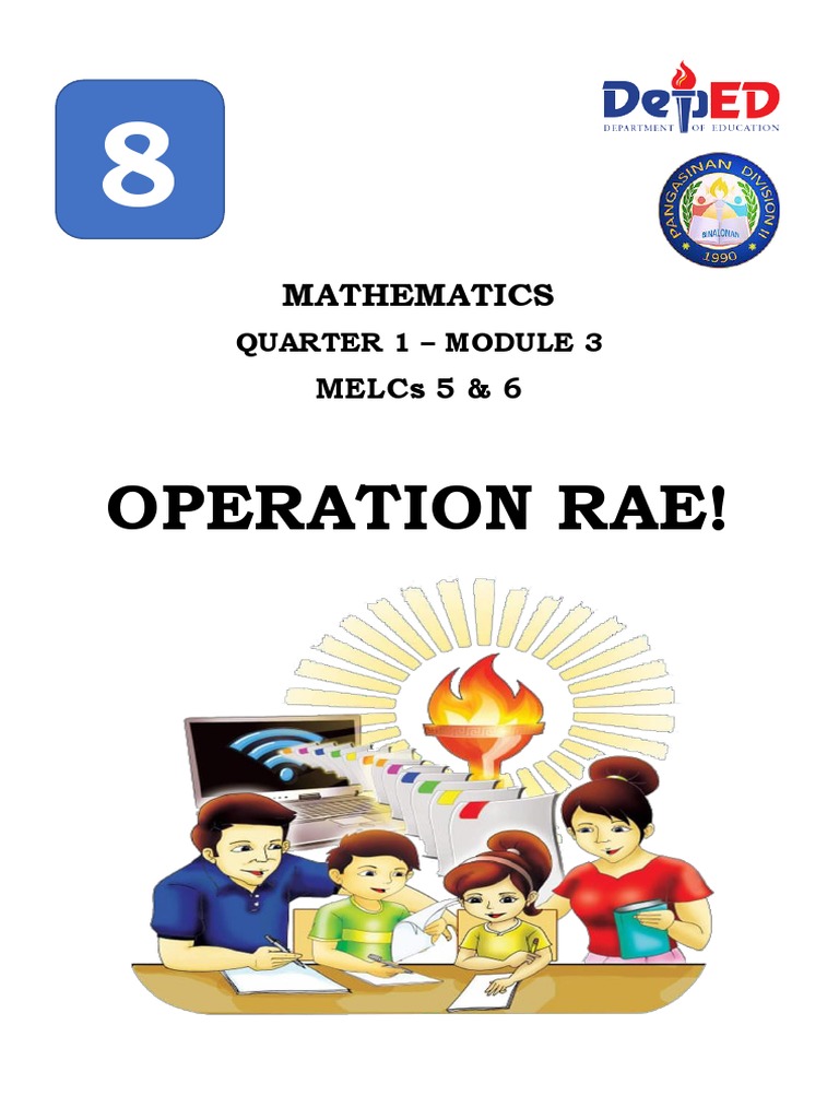 Math8 - Q1 - Module 3 - MELC 5,6 | PDF | Subtraction | Equations