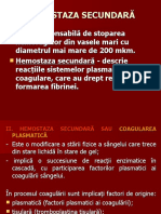 Hemostaza Secundară