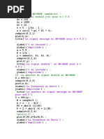 %modulation AM-DBAP (Amdsb-Tc) : %1. Le Signal Modulé y (T) Pour M 0.5