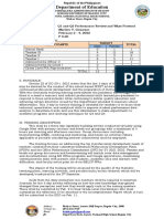 Department of Education: Q1 and Q2 Performance Review and Ways Forward