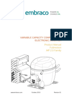Variable Capacity Compressors Electronic Inverter: Product Manual Fullmotion MP 2.0 Family