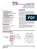 Descriptio Features: Lt1956/Lt1956-5 High Voltage, 1.5A, 500Khz Step-Down Switching Regulators