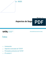 Aspectos de Seguridad TCP/IP: Tema 1